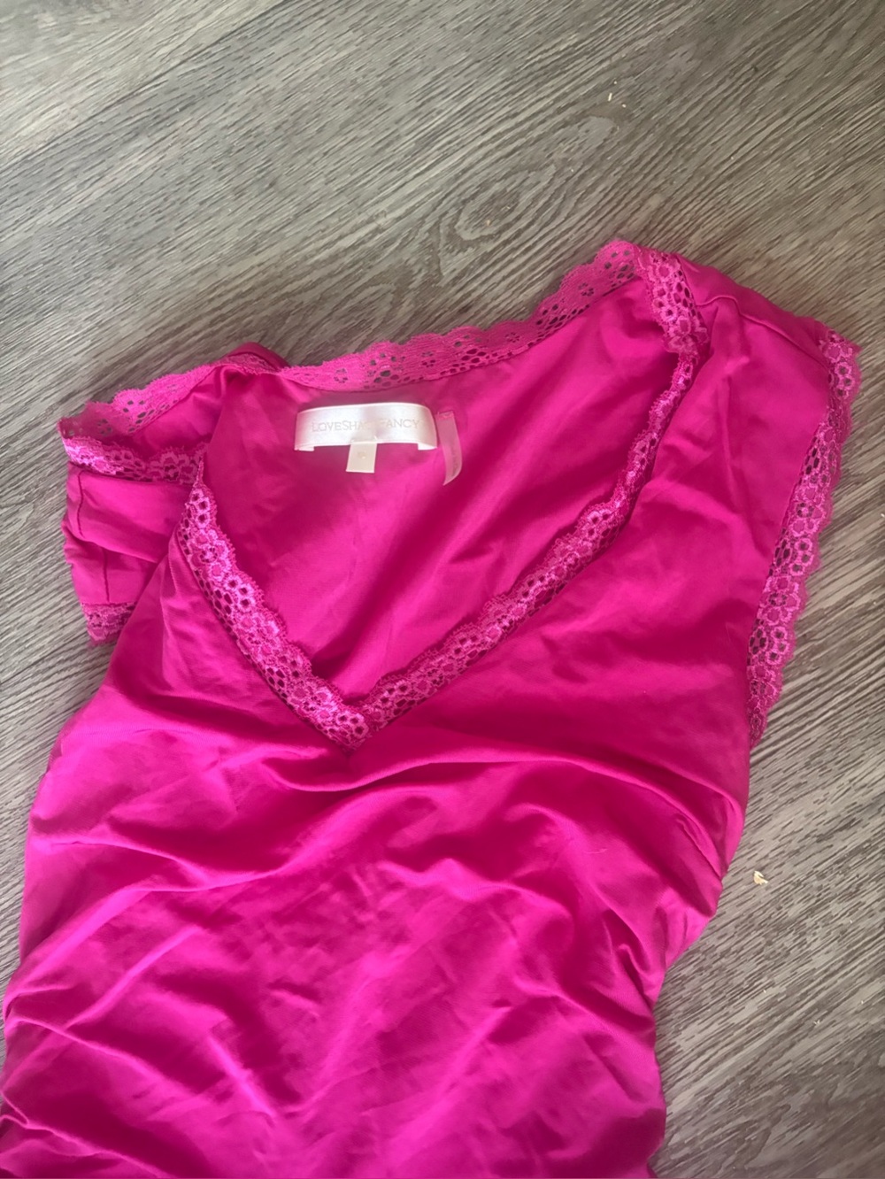 LoveShackFancy Vibrant Fuchsia long dress Xsmall